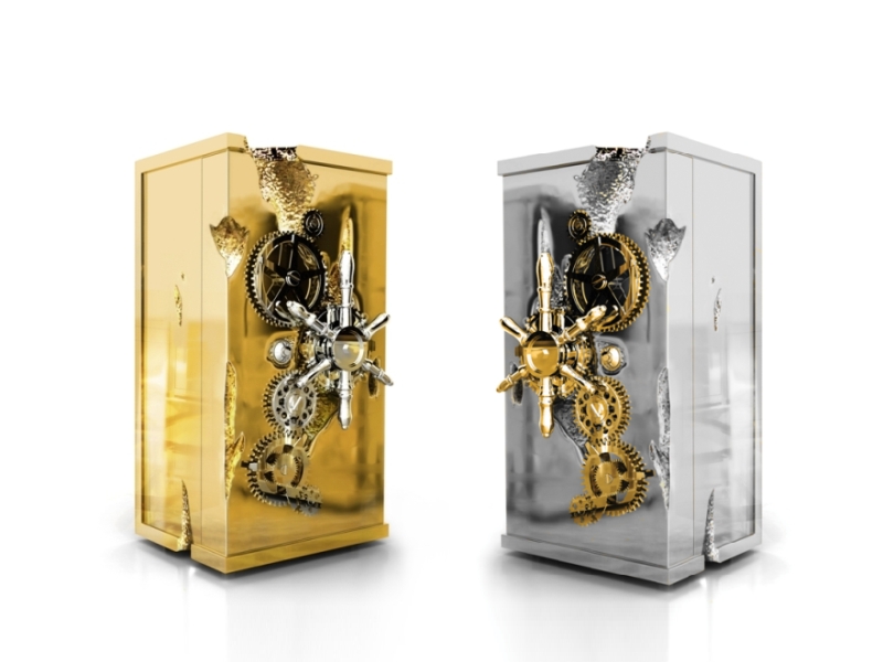 MILLIONAIRE & MILLIONAIRE SILVER Safe Box & Cabinet by BOCA DO LOBO (Private Collection) - Copyright: ©BOCA DO LOBO