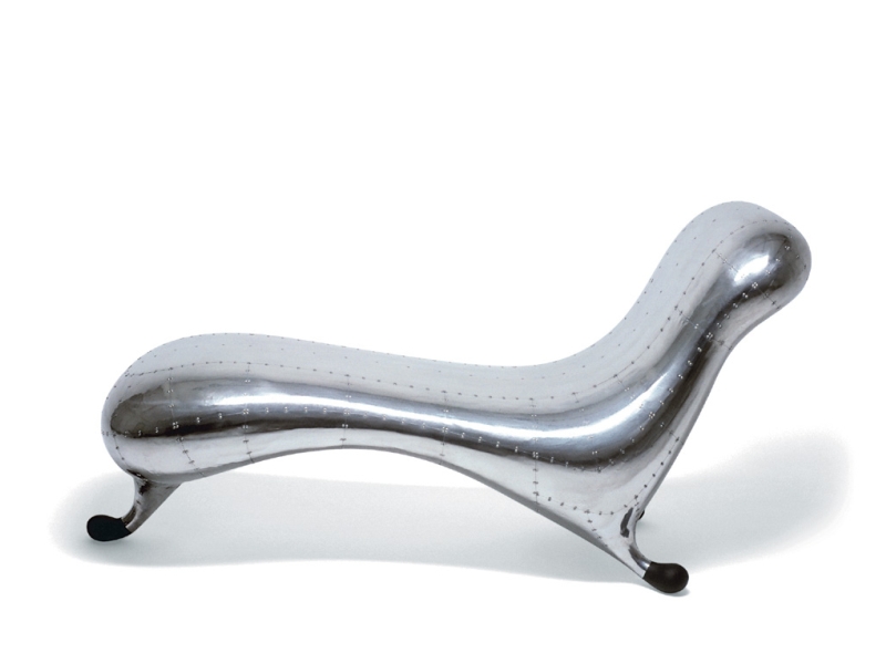 LOCKHEED LOUNGE Chaise Lounge-Lounger-Daybed by Marc Newson from POD (1988, Limited Edition of 10) - Copyright: © Marc Newson