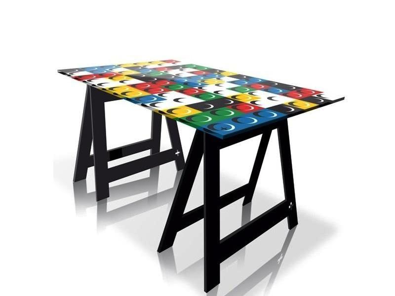 BRIKY Home Office Desk-Dining Table by Jean-Charles de Castelbajac from ACRILA (Copyright: © Jean-Charles de Castelbajac, ACRILA)